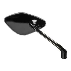 FAR 8112 Right Handlebar Mirror Black with Mounting Kit Included