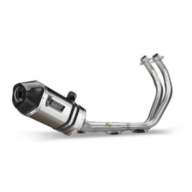 MIVV Speed Edge Komplettauspuff aus Edelstahl für YAMAHA Tracer 700/GT