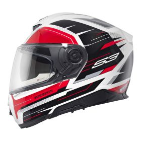 Casque intégral SCHUBERTH S3 Apex blanc rouge