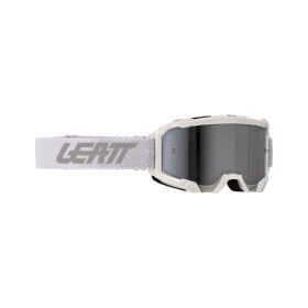 Masque cross LEATT Velocity 4.5 Iriz blanc gris lentille argent 50%