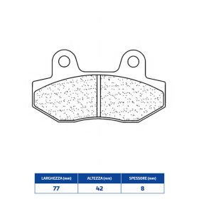 CL-BREMSEN Sintered Compound Bremsbeläge Paar