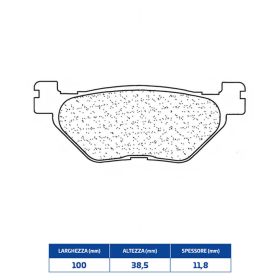 CL BRAKES 3061MSC Bremsbelag-Paar gesinterte Verbindung für YAMAHA