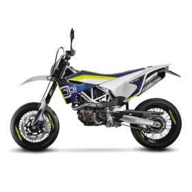 Marmitta slip-on LeoVince LV One Evo acciaio inox per HUSQVARNA 701 SUPERMOTO