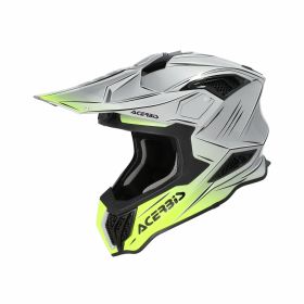 Crosshelm ACERBIS Airstrike-X grau/gelb
