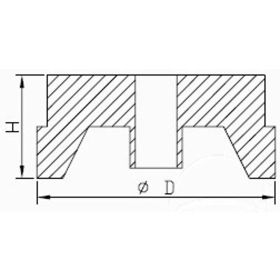 Tappo gas ammortizzatore KAYABA 40mm