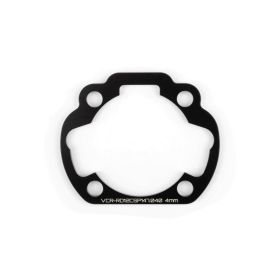 VOCA RACING 4mm Cylinder Spacer Black Derbi Variant
