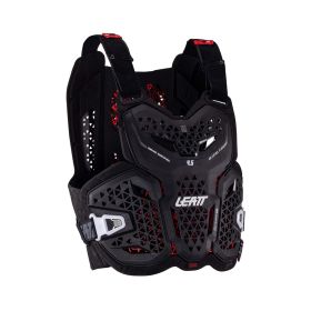 Pettorina moto LEATT 4.5 Evo nero rosso certificazione CE