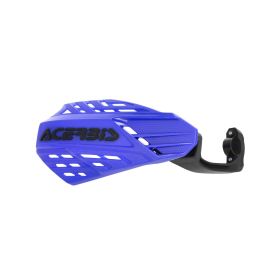 Garde-mains ventilés ouverts Acerbis bleu/noir linéaire