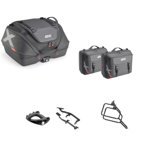Kit GIVI bauletto borsa X-LINE nero 40/33L per HONDA XL TRANSALP