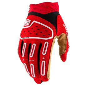 100% AIRMATIC 2 Motocross Gloves Red/Black
