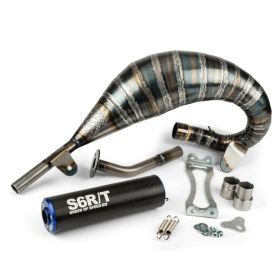 STAGE6 R/T Komplettauspuff 70-80 Blau/Schwarze Spitze