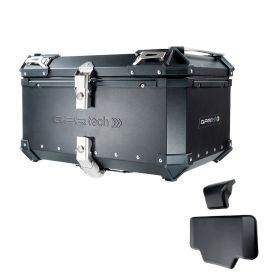 Bauletto moto GPR ALPI-TECH nero 55L con piastra universale e schienalino