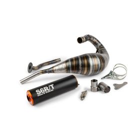 Marmitta completa stage 6 arancio/nera 80-90cc