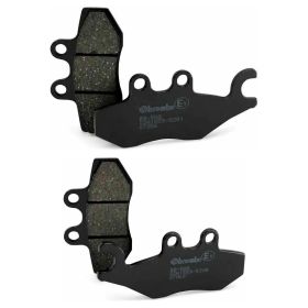 Kit de plaquettes de frein en céramique carbone BREMBO avant 07056 et arrière 07060