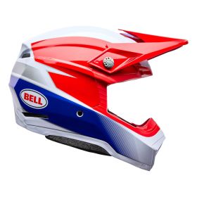 Casque motocross BELL Moto-10 Mips Falcon rouge bleu