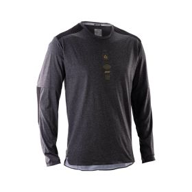 LEATT Trail 4.0 Maillot à manches longues MTB Noir Fantôme