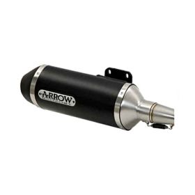 ARROW Urban Slip-On Rennsportauspuff Dunkel Aluminium Sammler für Honda PCX 125 2012-2017