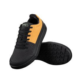 LEATT 2.0 Flat MTB Shoes Black Trail with WaffleGrip Pro and RideGrip™ Pro Sole