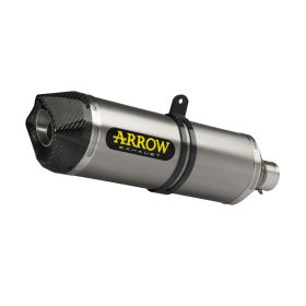 ARROW Race-Tech Slip-On Auspuff mit Carbon-Endkappe Alu für Husqvarna 701 2017-2020