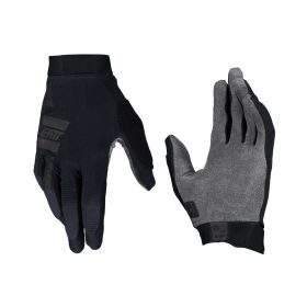LEATT Gripr 1.0 MTB Gloves Black/Stealth Grey Protective MicronGrip Palm