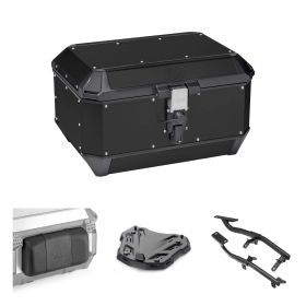 GIVI TREKKER ALASKA schwarz 56L Topcase-Kit für YAMAHA TRACER 7