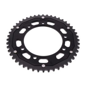 Corona ZF 48 denti passo 420 nera dual ZFD-1131-48-BLK