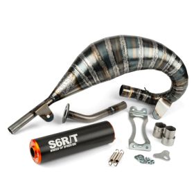 STAGE6 R/T 70-80 Komplettauspuff Orange/Schwarz