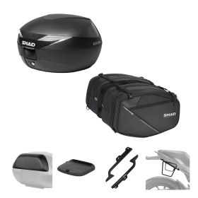 SHAD Complete kit SH39 black and SL58 black for KTM Duke 125/390