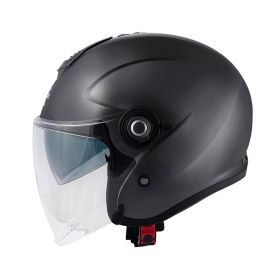 KAPPA KV35 Double Visor Basic Urban jet helmet matte black