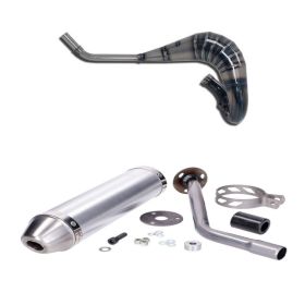 Silencieux en aluminium GIANNELLI pour enduro/cross 2T pour Beta RR 50 Enduro/Motard