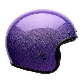 Casco jet cafe racer BELL Custom 500 Flake viola lucido