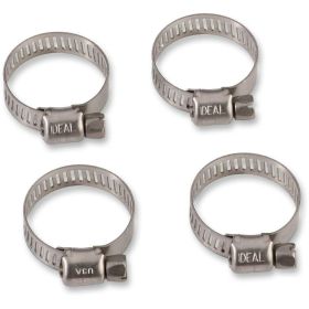 Moose Racing Stainless Steel Clamps 10-27mm 4 Pieces