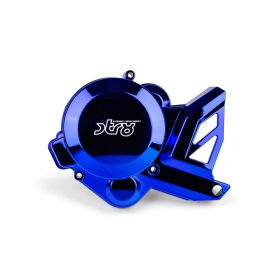 Couvercle d'allumage bleu Str8 pour Derbi euro 3/4