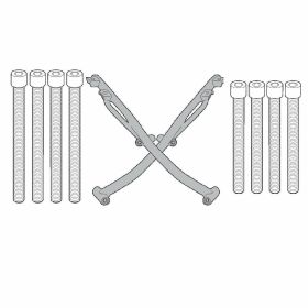 KAPPA Monokey/Monolock Rear Luggage Rack for YAMAHA
