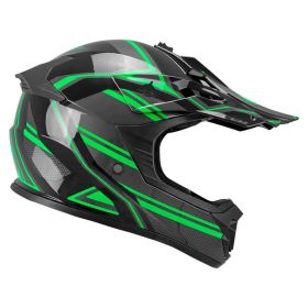 Cross child helmet CGM 267G DIRT-X FURY black grey green