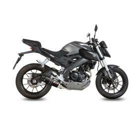 Échappement complet MIVV GP noir avec embout en carbone pour YAMAHA MT-125