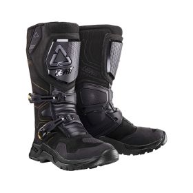 Stivali moto LEATT ADV HydraDri 7.5 Stealth nero chiusura SideLock