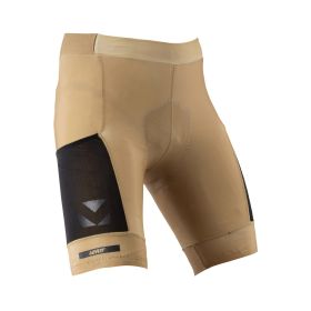 Pantaloncini MTB LEATT Endurance 5.0 cargo marrone tasche cargo UPF 50
