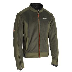 ACERBIS Dual Road wasserdichte Jacke Polyester zertifiziert Gordon Grün/Orange