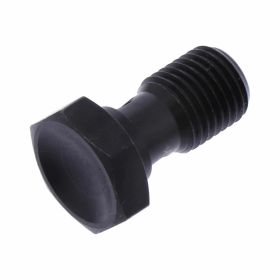 Single 3/8-24 Banjo Bolt STAHLFLEX Black Stainless Steel