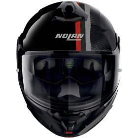 Casco modulare NOLAN X-1005 Ultra Carbon Gemini 350 nero rosso