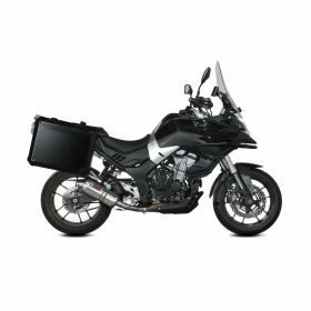 MIVV Oval Slip-on Auspuff homologiert aus Edelstahl für VOGE valico 500 ds/dsx