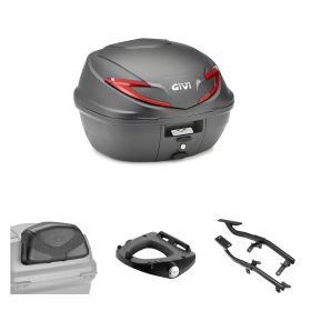 GIVI B360 Topcase-Kit Schwarz Rot 39L für KTM