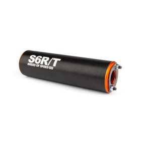 Stage6 Schalldämpfer 80/100cc Orange Rechtsmontage