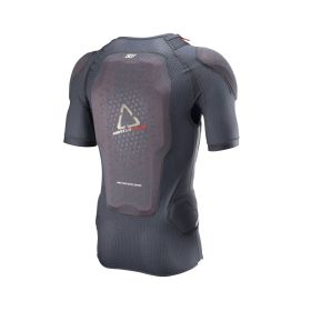 Maglia protettiva moto LEATT 3DF AirFit Lite Evo grigio maniche corte