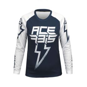 ACERBIS Off Road Trikot Polyester J-Kid Blizzard Blau/Weiß