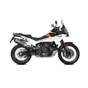 Marmitta Slip-on nera MIVV Speed edge omologata per KTM 790 adventure/r 2025