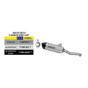 Silencieux ARROW Race-Tech Slip-On homologué en aluminium pour CF Moto 800 MT