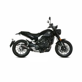 MIVV Edelstahl Katalysator Eliminator Rohr Ovaler Schalldämpfer für BENELLI Leoncino 2017