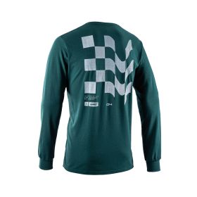Maglietta maniche lunghe LEATT Core Spruce verde vestibilità regolare